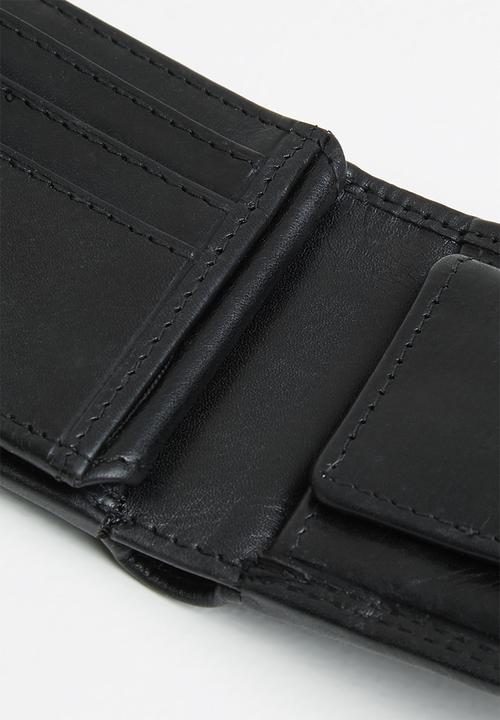 POLO - Sml multi card and coin wallet - black