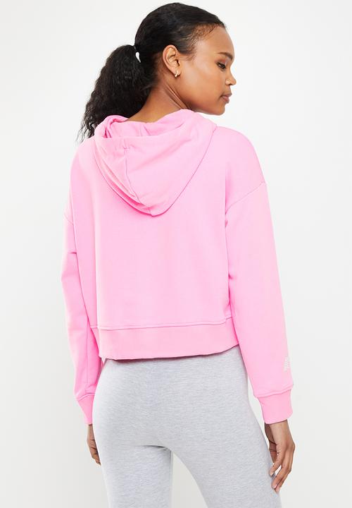 New Balance  - Nb essentials magnify fleece hoodie - orbit pink