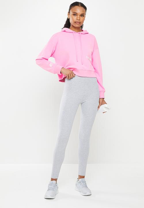 New Balance  - Nb essentials magnify fleece hoodie - orbit pink