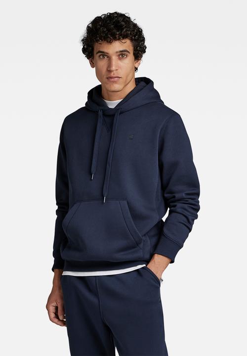 G-STAR - Premium core hooded sweat - navy
