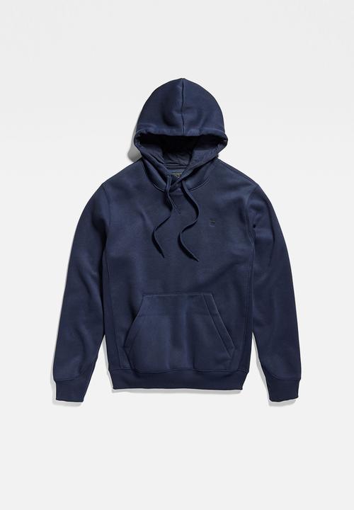 G-STAR - Premium core hooded sweat - navy