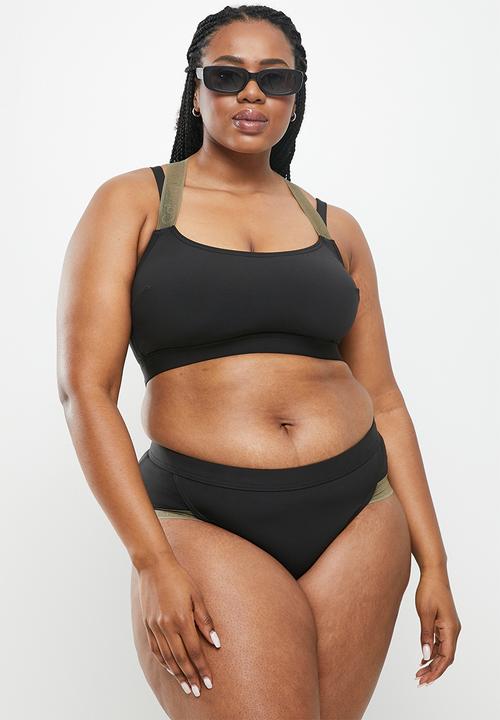 Calvin Klein - Ck curve bralette bikini top - black