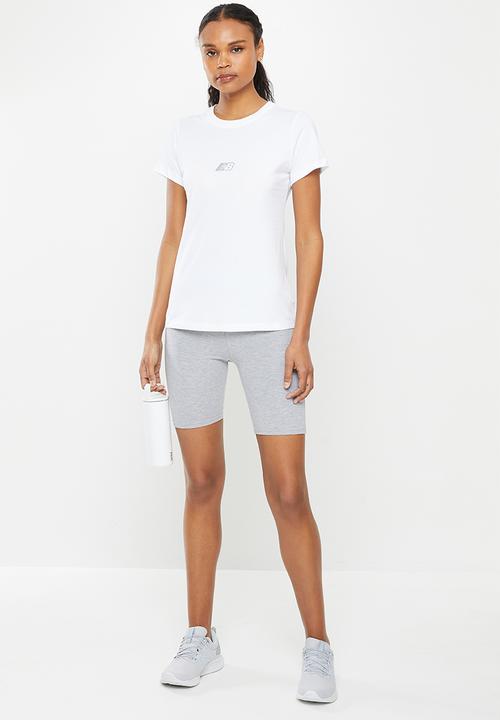 New Balance  - Nb essentials magnify tee - white