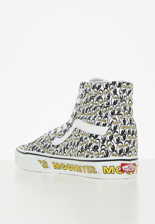 Vans - Sk8-hi - mooneyes true white/yellow