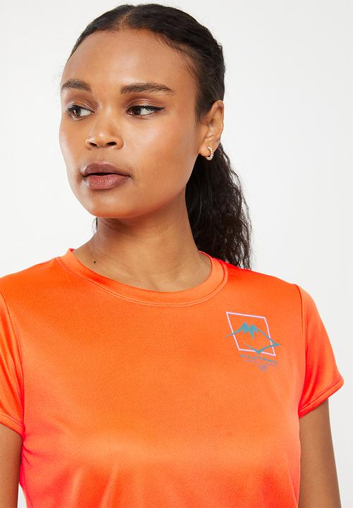 ASICS - Fujitrail logo short sleeve top - nova orange