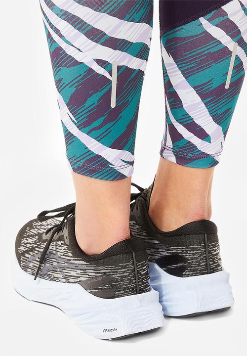 ASICS - Wild camo 7/8 tight - night shade & velvet pine