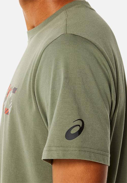 ASICS - Wild camo tee - lichen green