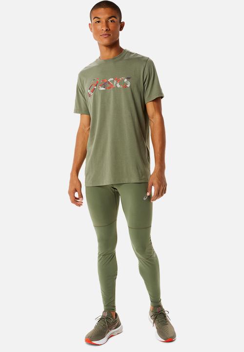 ASICS - Wild camo tee - lichen green