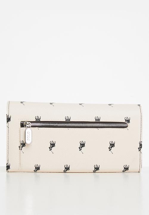 POLO - New classic trifold purse bag - cream