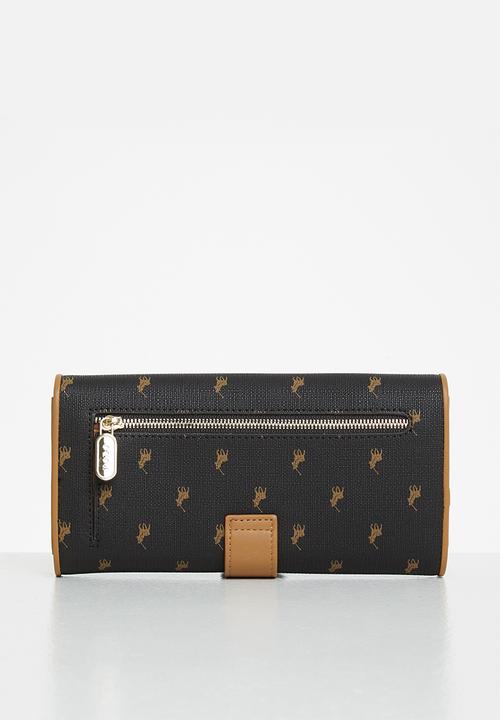 POLO - Iconic trifold purse - brown