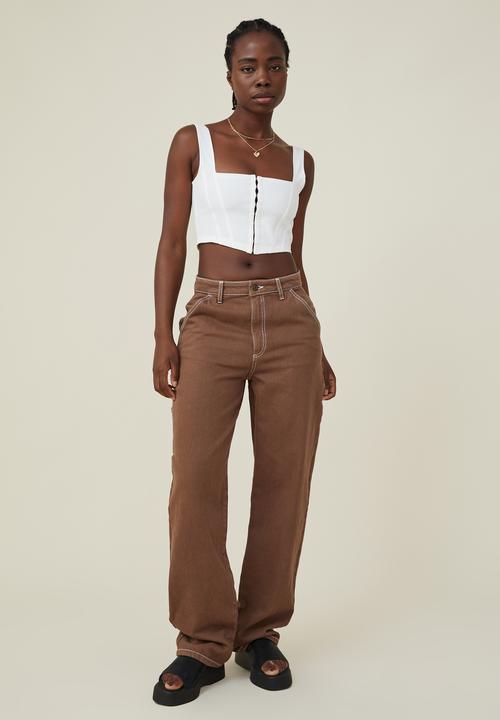 Cotton On - Corset top - chalk white