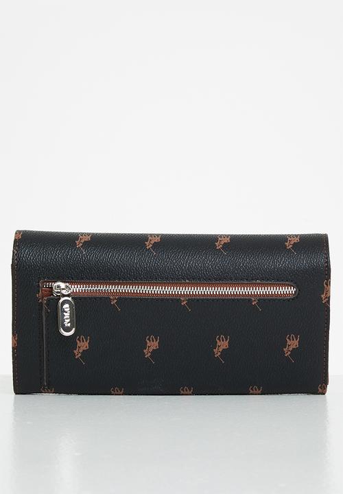POLO - New classic trifold purse bag - black