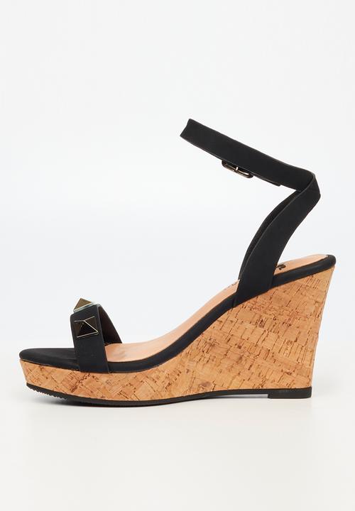 Butterfly Feet - Debra 5 wedge heel - black