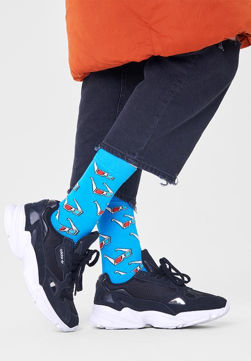 Happy Socks - 3d glasses socks - turquoise