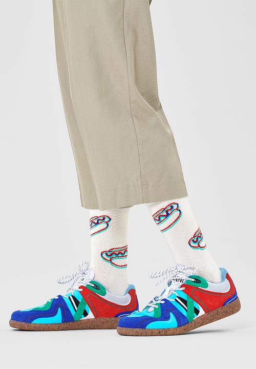 Happy Socks - Hot dog socks - off-white