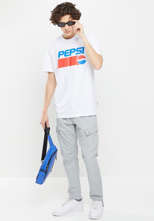 Only & Sons - Onspepsi logo reg short sleeve tee - white
