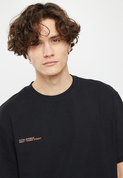 Only & Sons - Onsfred rlx fb city print short sleeve 3090 tee - black