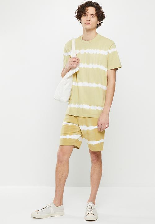 Only & Sons - Onsnate reg tie dye tee - khaki