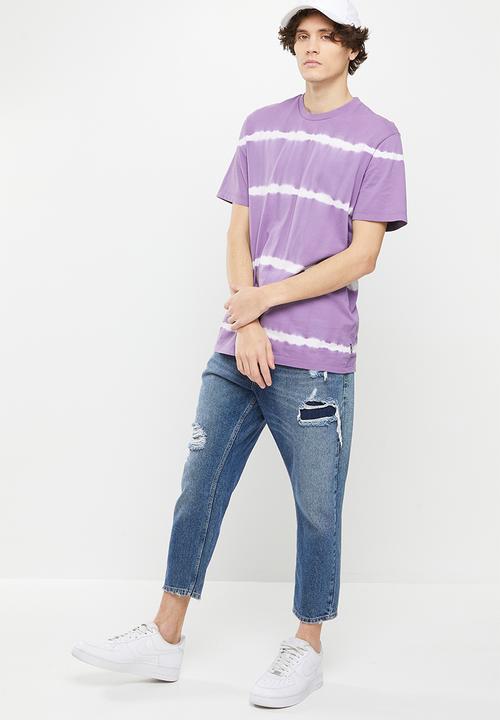 Only & Sons - Onsnate reg tie dye tee - purple