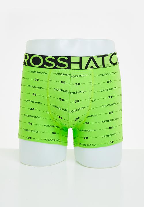 Crosshatch - Verino ch 3-pack boxer shorts - jasmine green & black