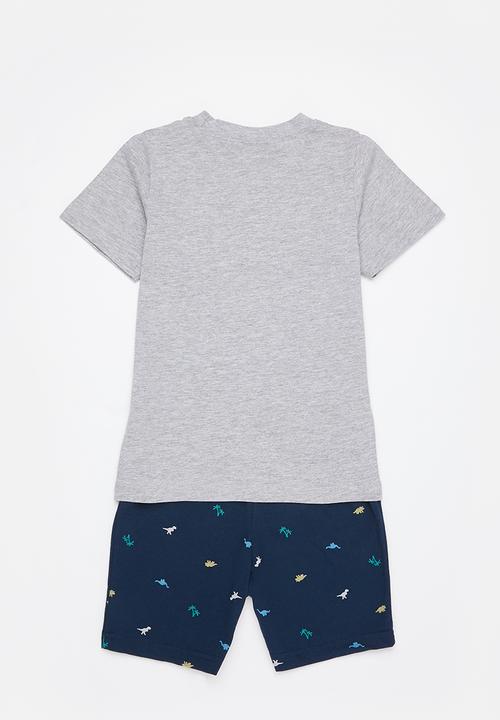 Pop Candy - Apato dino set - grey mel & navy