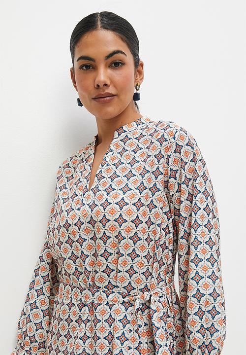 edit - Printed boho kaftan - ethnic floral