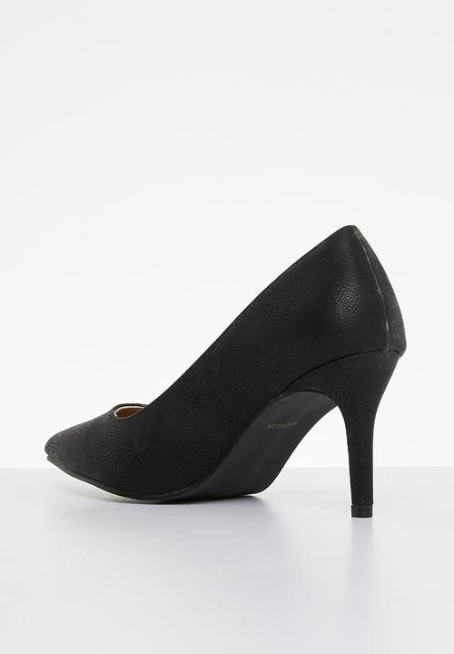Madison® - Betsie stiletto court heel - black