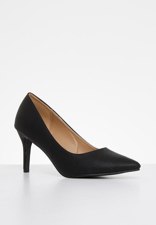 Madison® - Betsie stiletto court heel - black