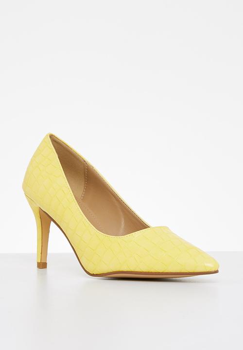 Madison® - Betsie stiletto court heel - butter yellow