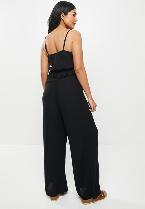 Jacqueline de Yong - Maui strap jumpsuit - black