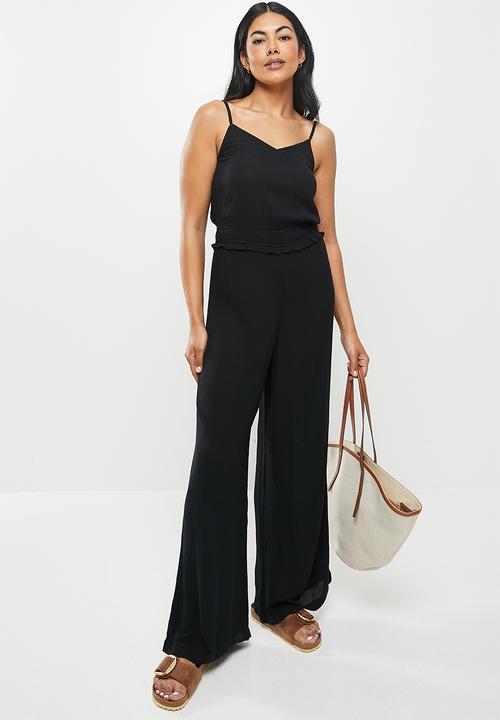 Jacqueline de Yong - Maui strap jumpsuit - black