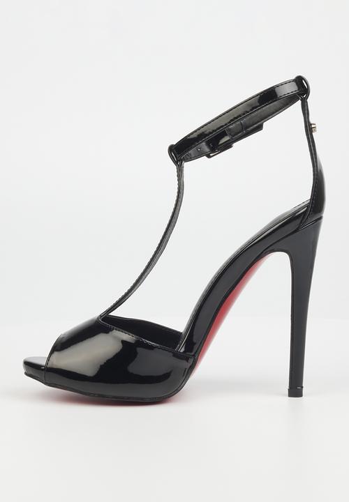 Miss Black - Bou2 barely there stiletto heel - black
