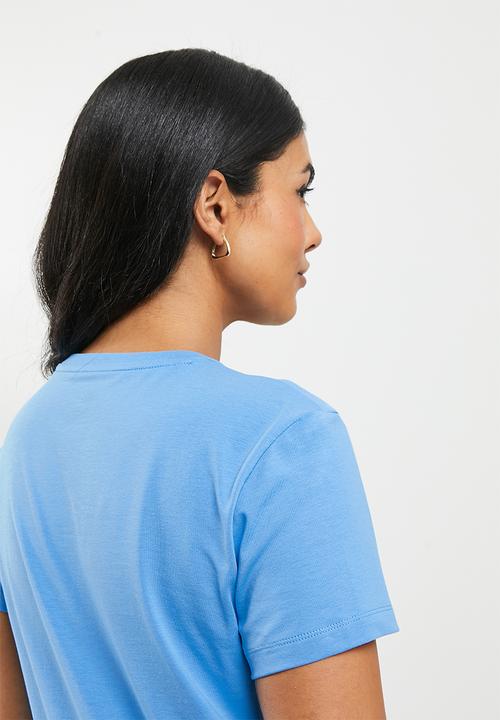 POLO - Kelly short sleeve basic crew neck T-shirt - blue
