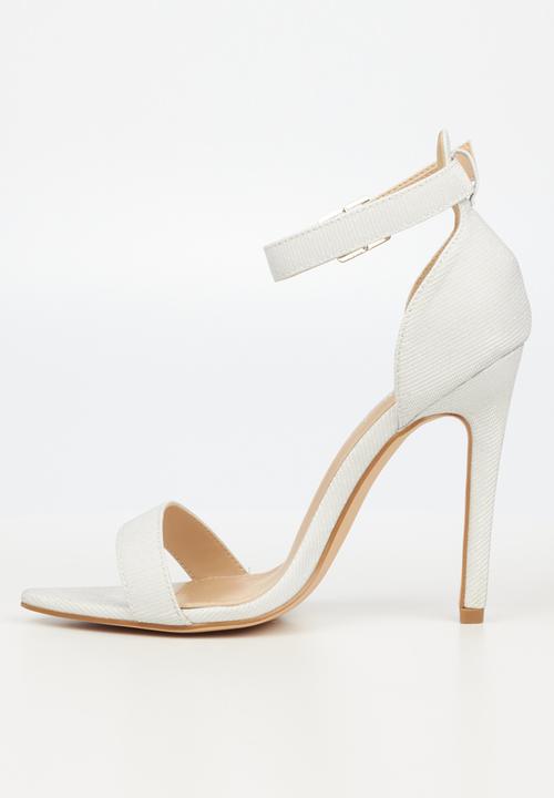 Miss Black - Edge2 stiletto heel - white