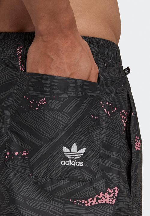adidas Originals - Trefoil aop swm - black