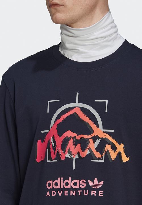 adidas Originals - Adventure ride long sleeve tee - legend ink