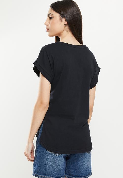 Fox - Boundary short sleeve tee - black