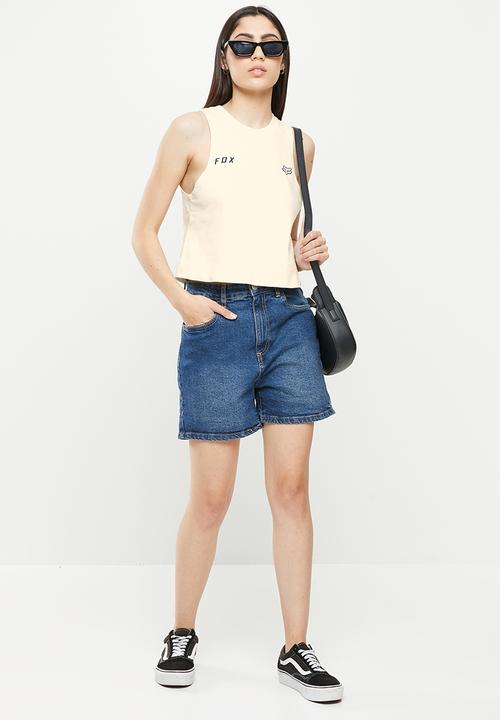 Fox - Starter crop tank - bone
