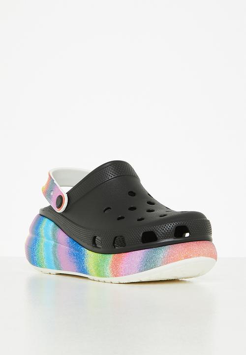 Crocs - Classic crush spray dye clog - black & multi