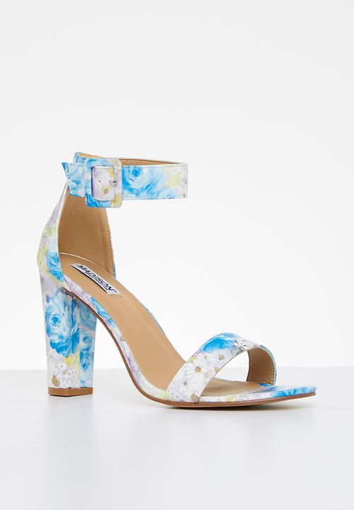 Madison® - Angelique buckle tie block heel - multi 