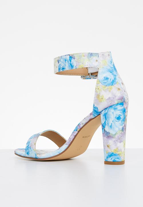 Madison® - Angelique buckle tie block heel - multi 