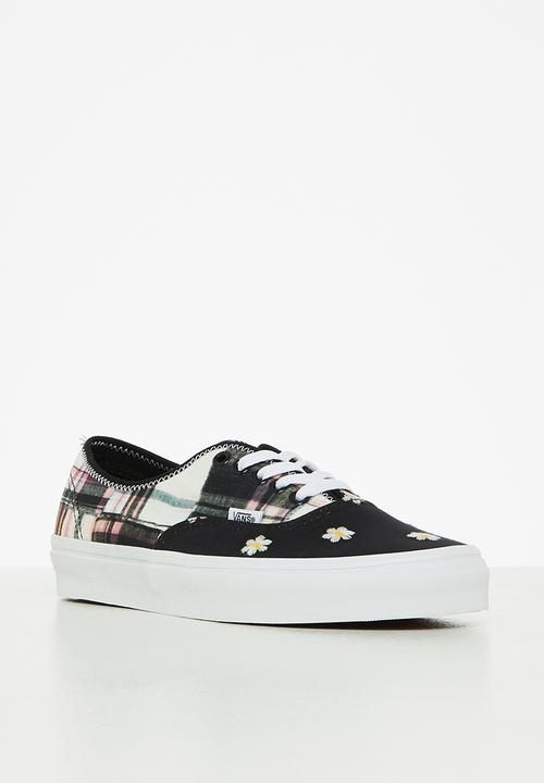 Vans - Authentic - floral plaid patchwork