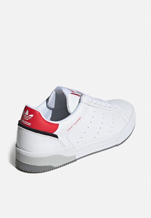 adidas Originals - Court tourino - ftwr white/vivid red/grey three