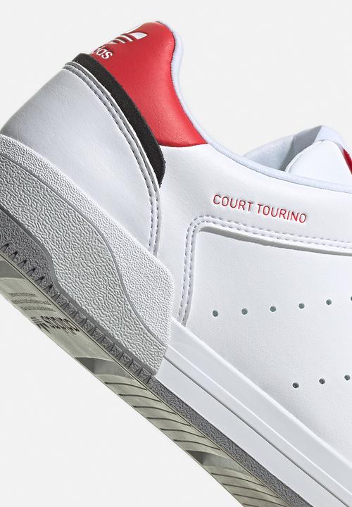 adidas Originals - Court tourino - ftwr white/vivid red/grey three