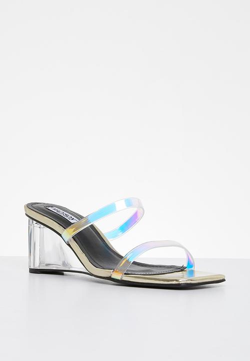 Madison® - Aria mule wedge heel - gold