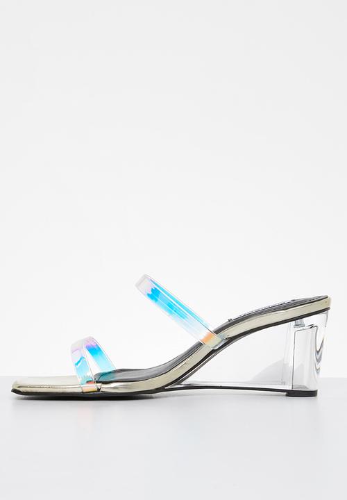 Madison® - Aria mule wedge heel - gold
