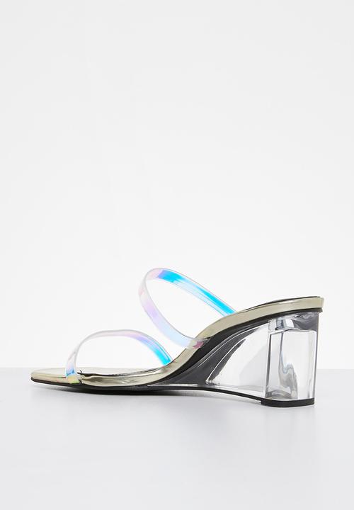 Madison® - Aria mule wedge heel - gold