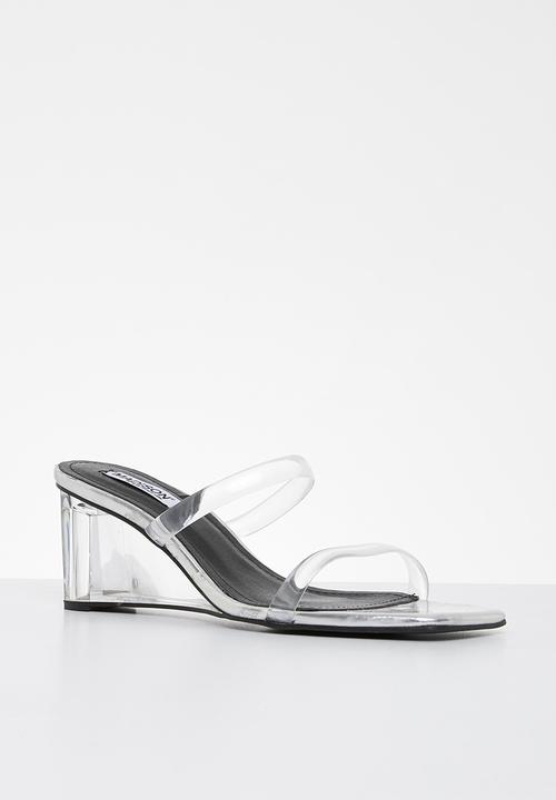Madison® - Aria mule wedge heel - silver