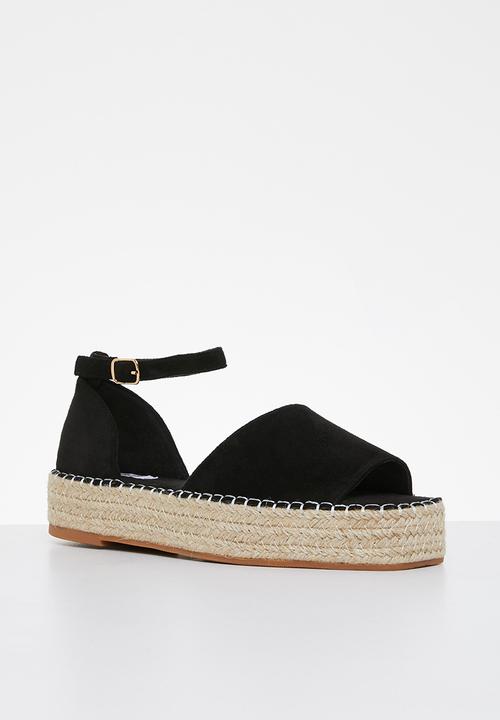 Madison® - Charlize flatform espadrille - black