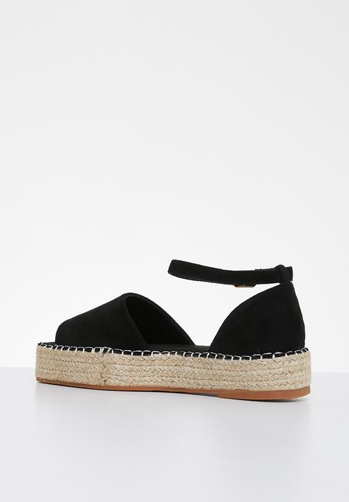 Madison® - Charlize flatform espadrille - black